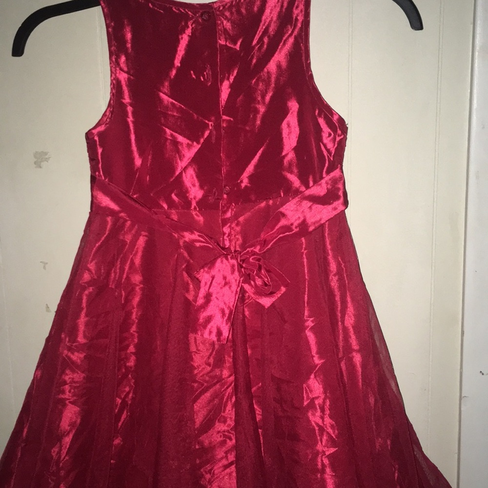 Girls red dress size 8 guc